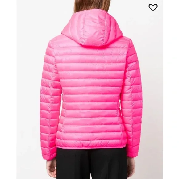 SAVE THE DUCK Pink Puffer Jacket - Picture 2 of 7